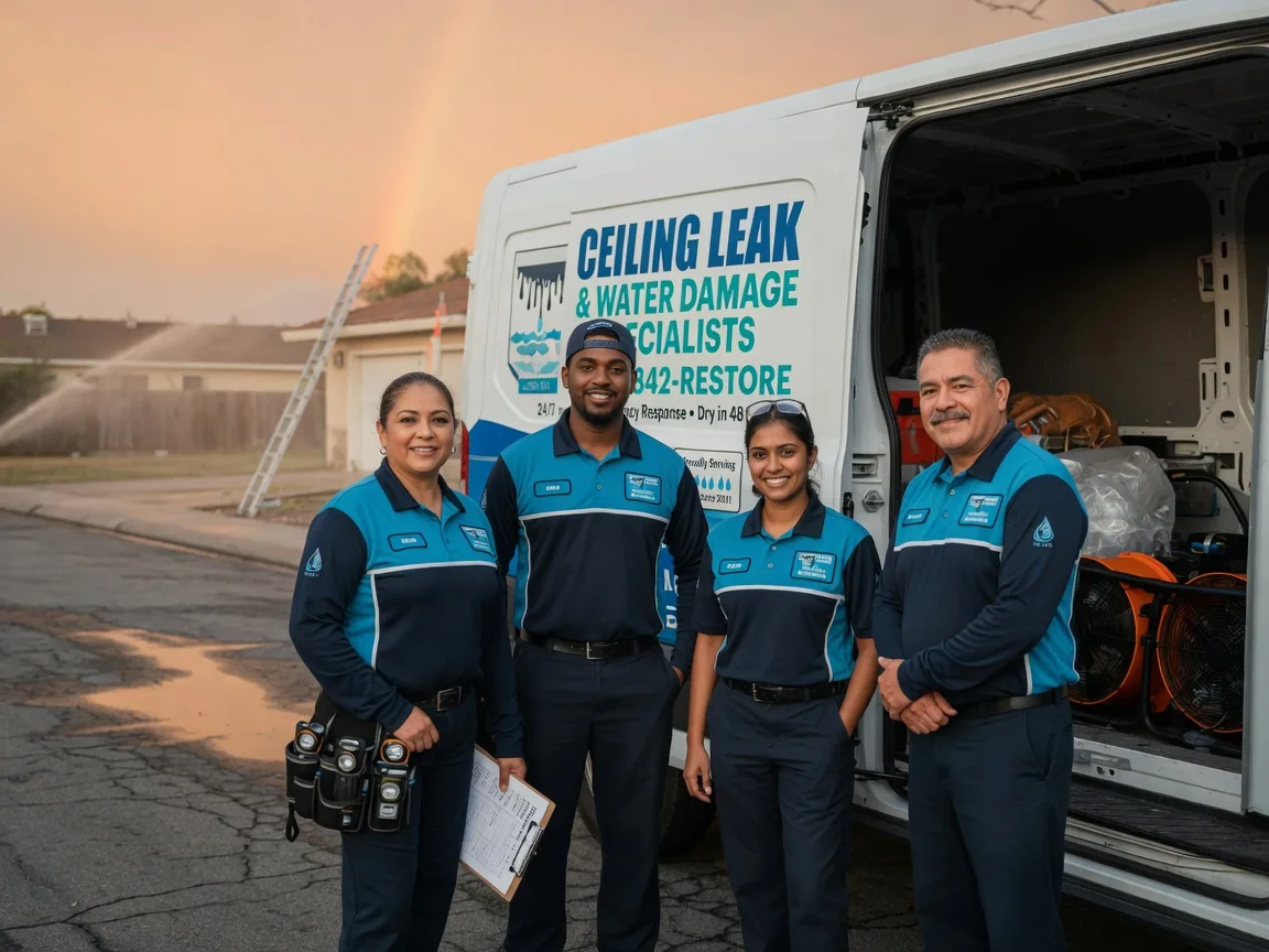 Ceiling Leak Cleanup company in Dickerson Run, PA